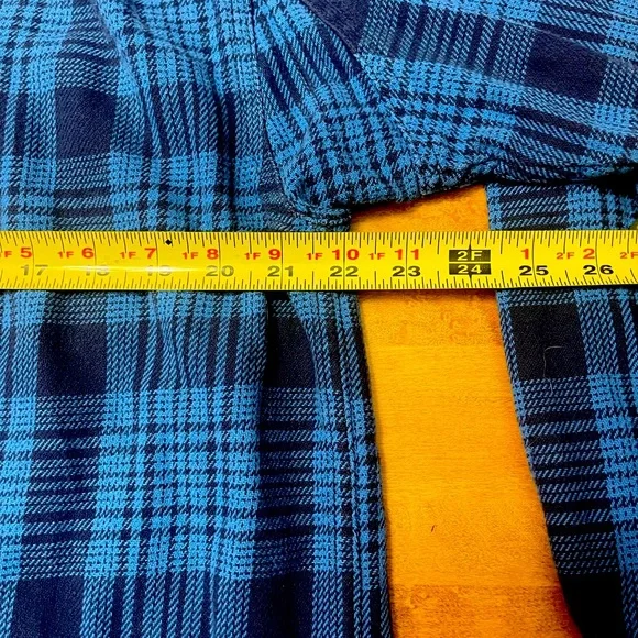 Duluth Trading Company Men’s Black and Blue Flannel Size Medium - Picture 7 of 7